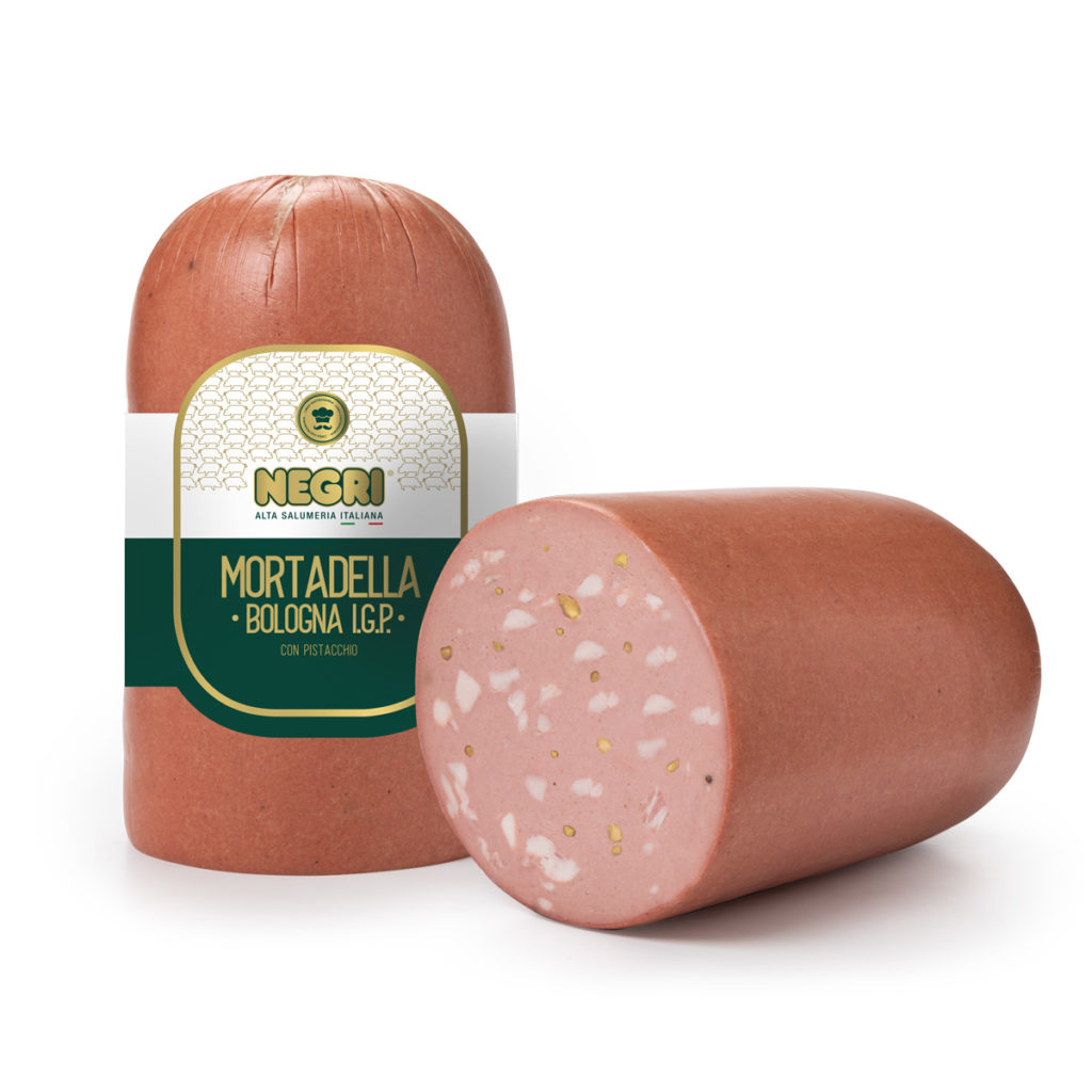 MORTADELLA Bologna g.g.A. mit Pistazien Negri Salumi